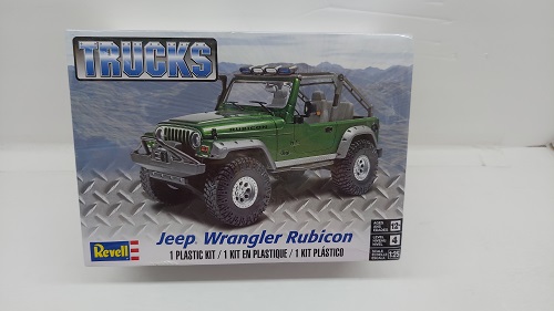 Revell Jeep Wrangler Rubicon Green 1/25 - Double Play Hobby Consignments